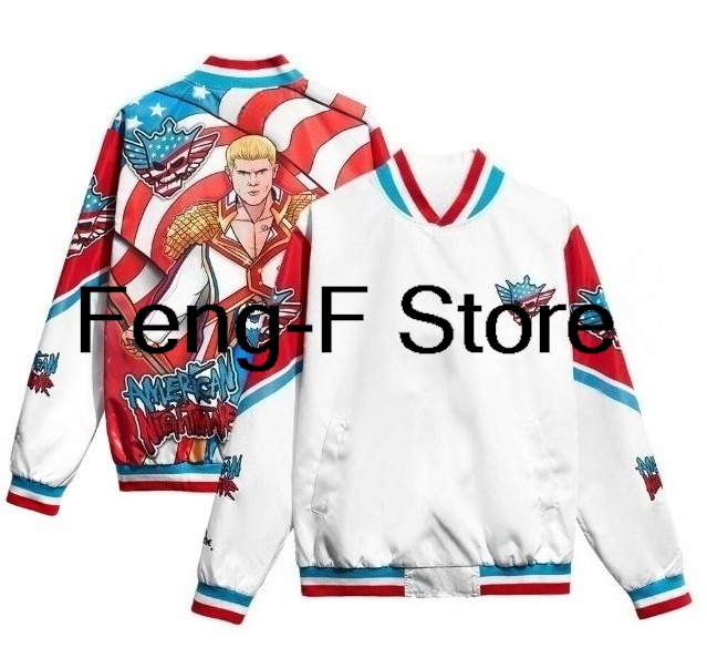 Women'S Fashion Hoodies - 3D Cody Rhodes jackets Thin baseball