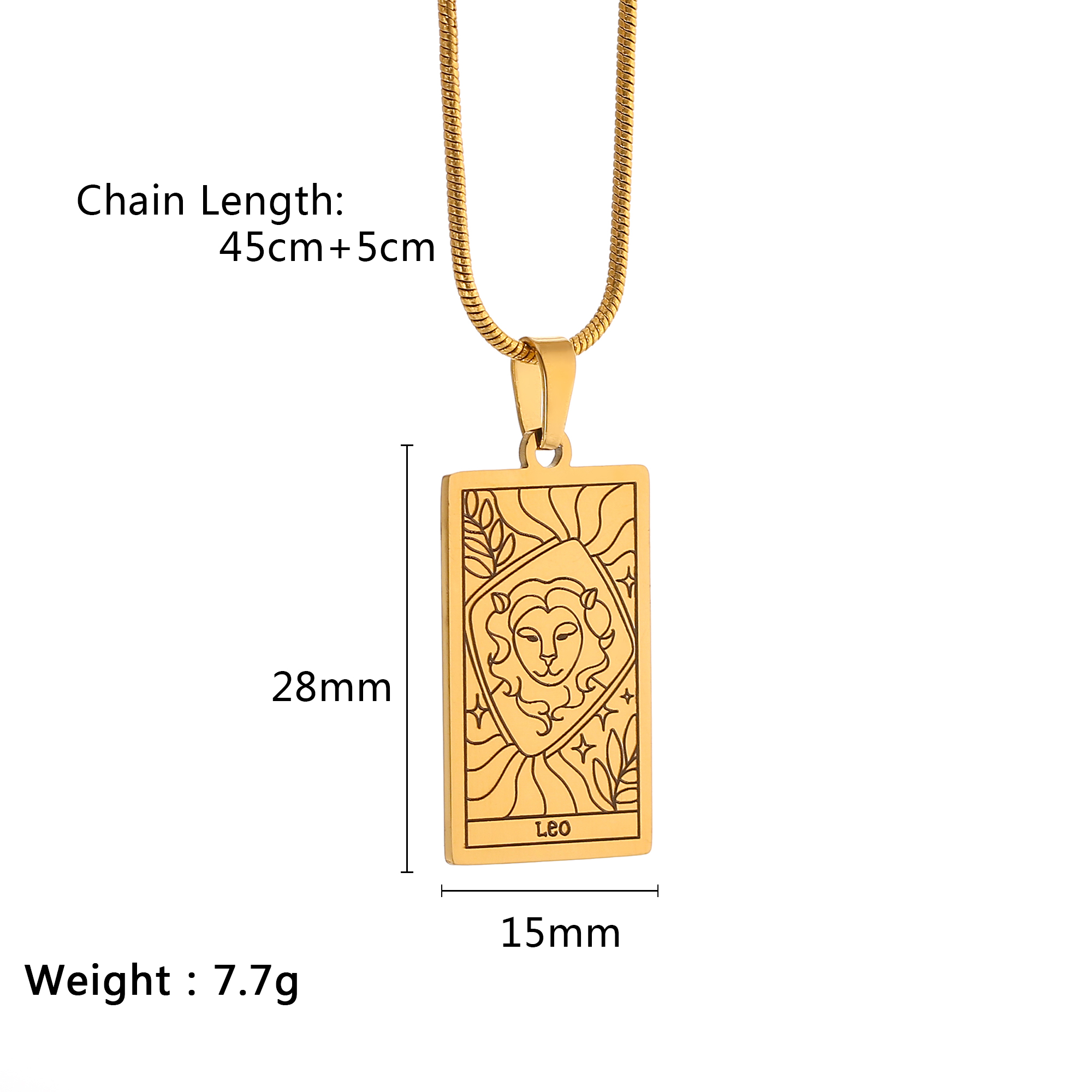 Zodiac Sign Necklace Stainless – обзор и цена Women'S Ysl Fashion