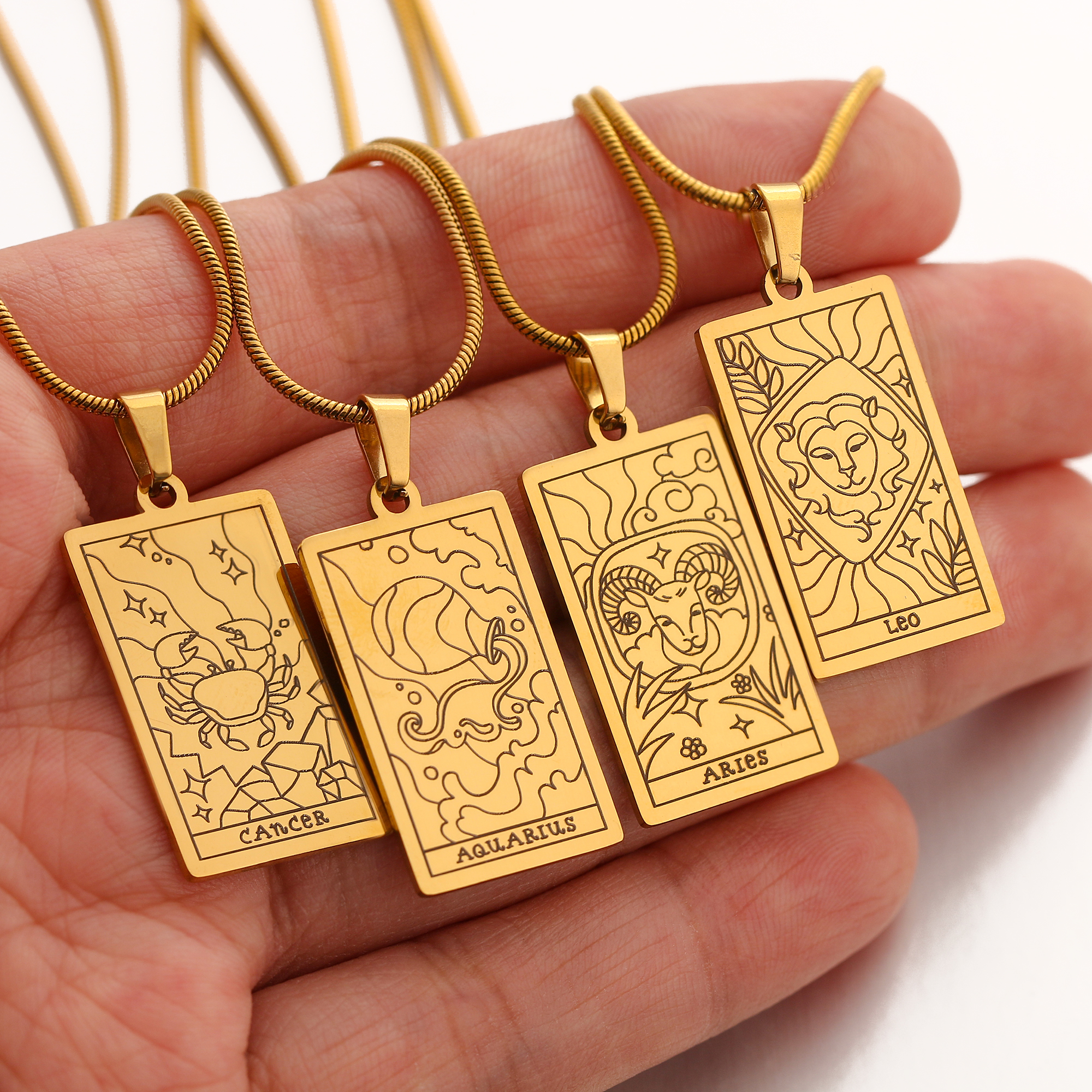 Zodiac Sign Necklace Stainless – обзор и цена Women'S Ysl Fashion