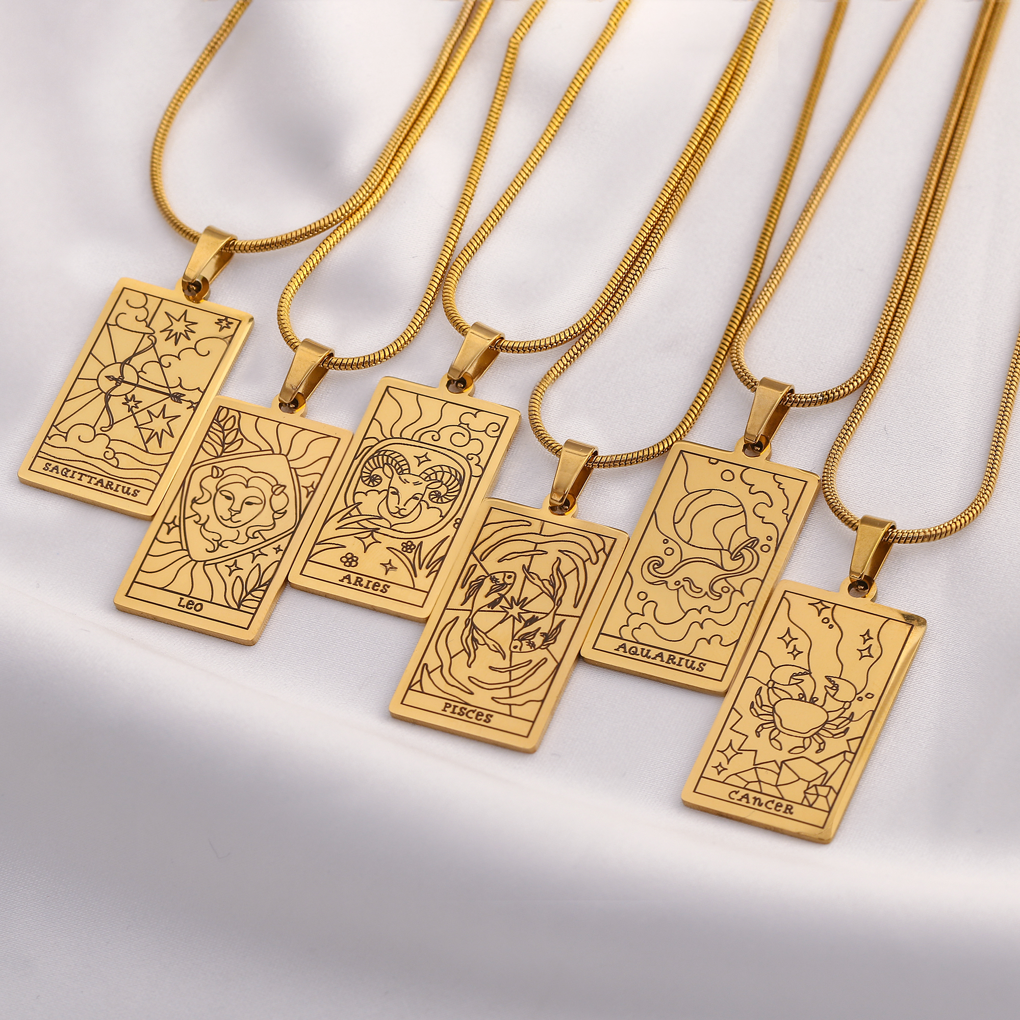 Zodiac Sign Necklace Stainless – обзор и цена Women'S Ysl Fashion