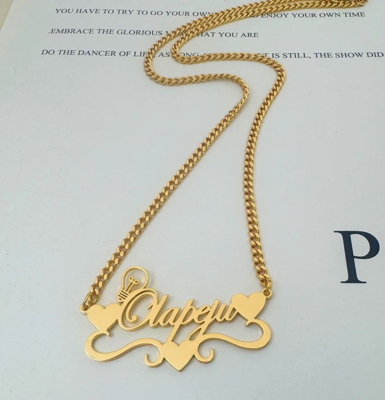 Handcrafted Gold Color Name Ne – обзор и цена Women Fashion Names