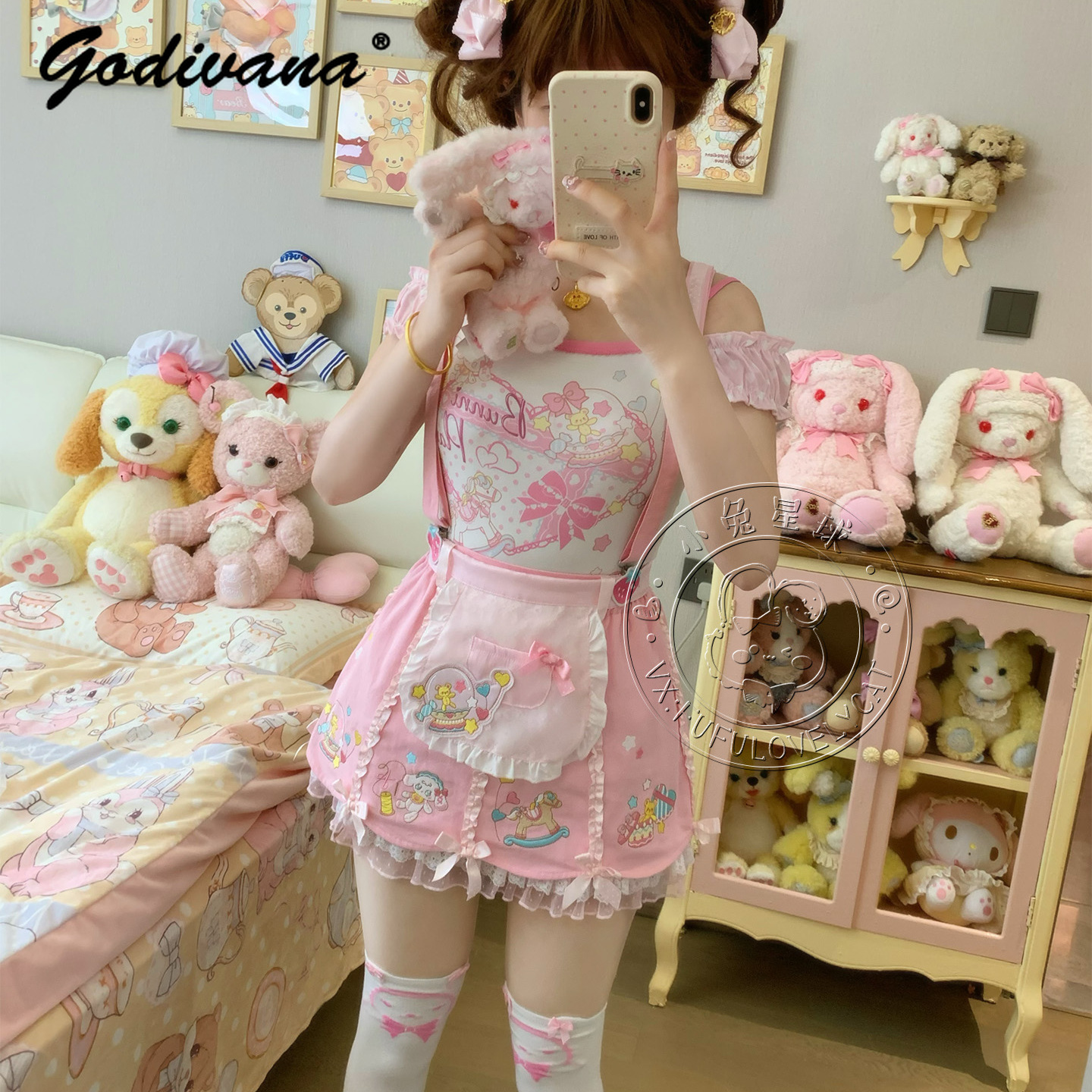 Lolita Daughters Clothes Cute  – обзор и цена Ruched Dress Mini