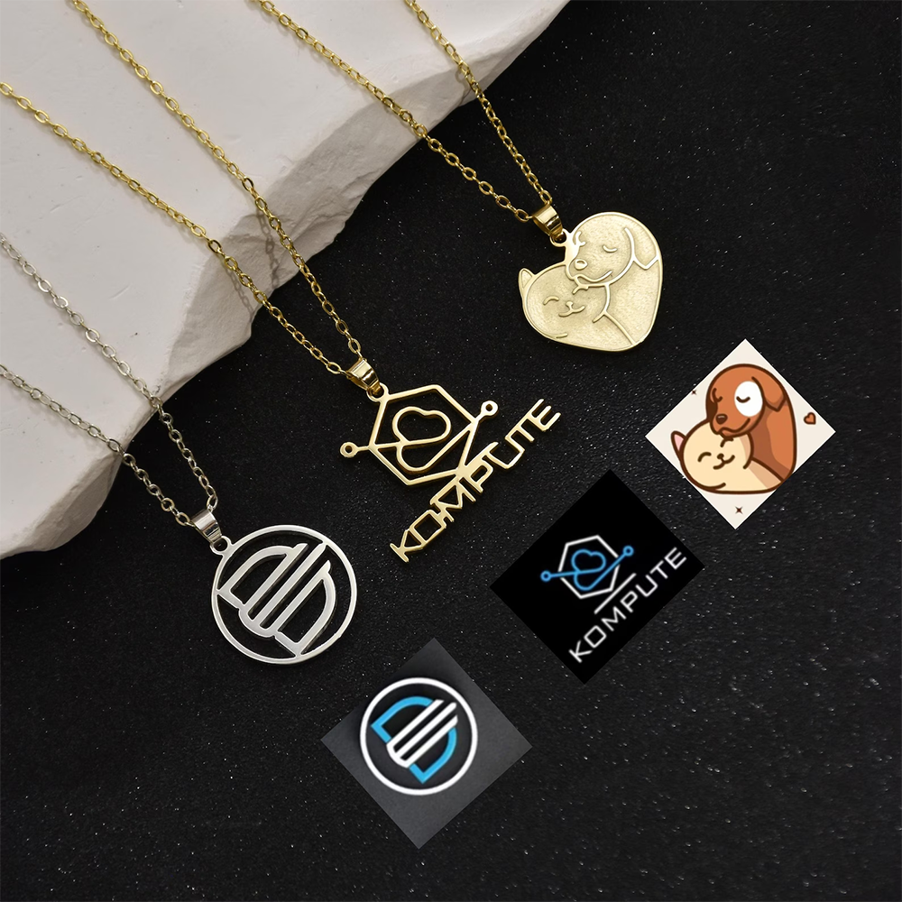 Custom Company Logo Necklace P – обзор и цена Women Fashion Names