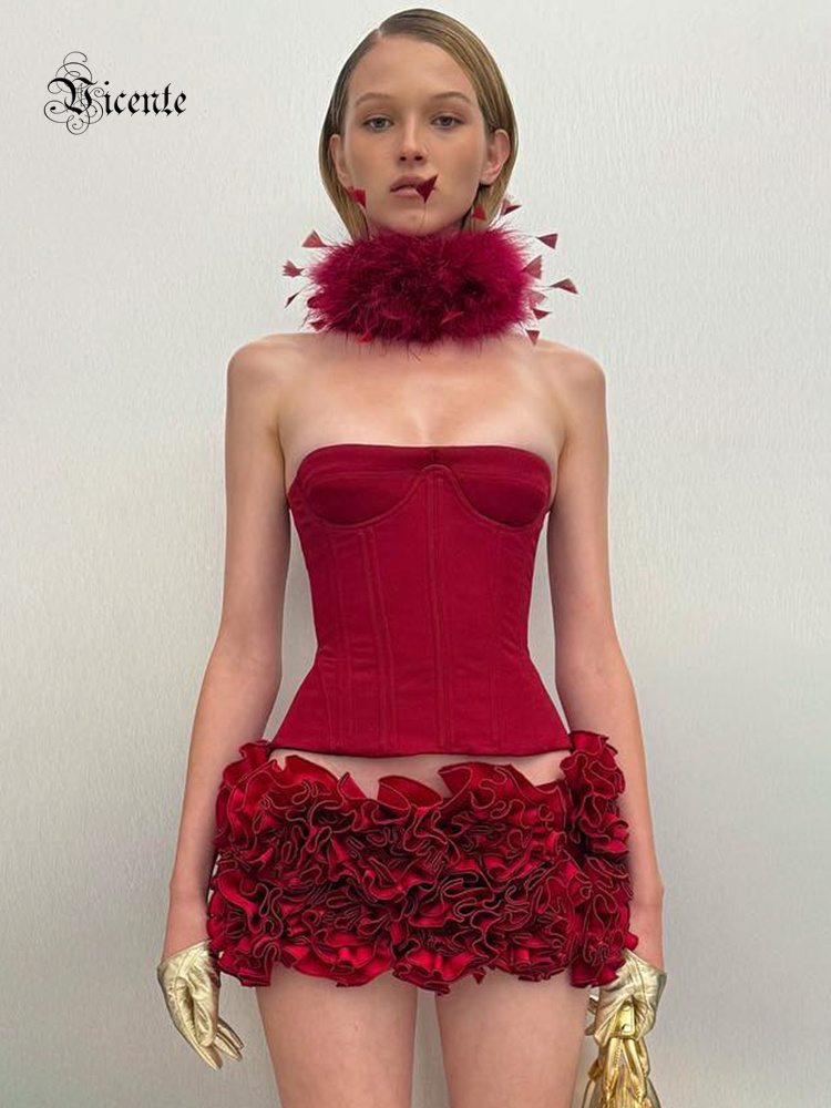 VC Christmas Dress Strapless R – обзор и цена Ruched Dress Mini