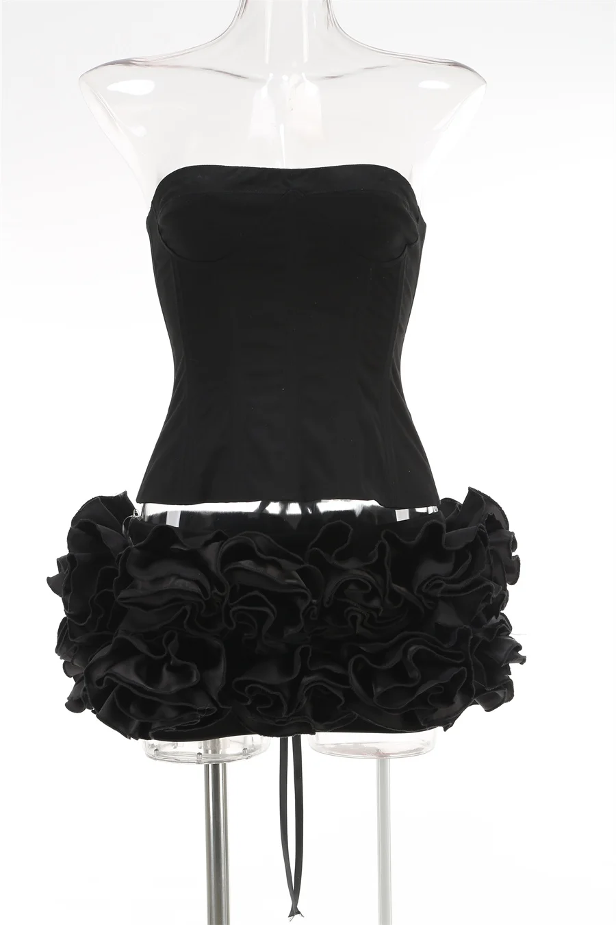VC Christmas Dress Strapless R – обзор и цена Ruched Dress Mini