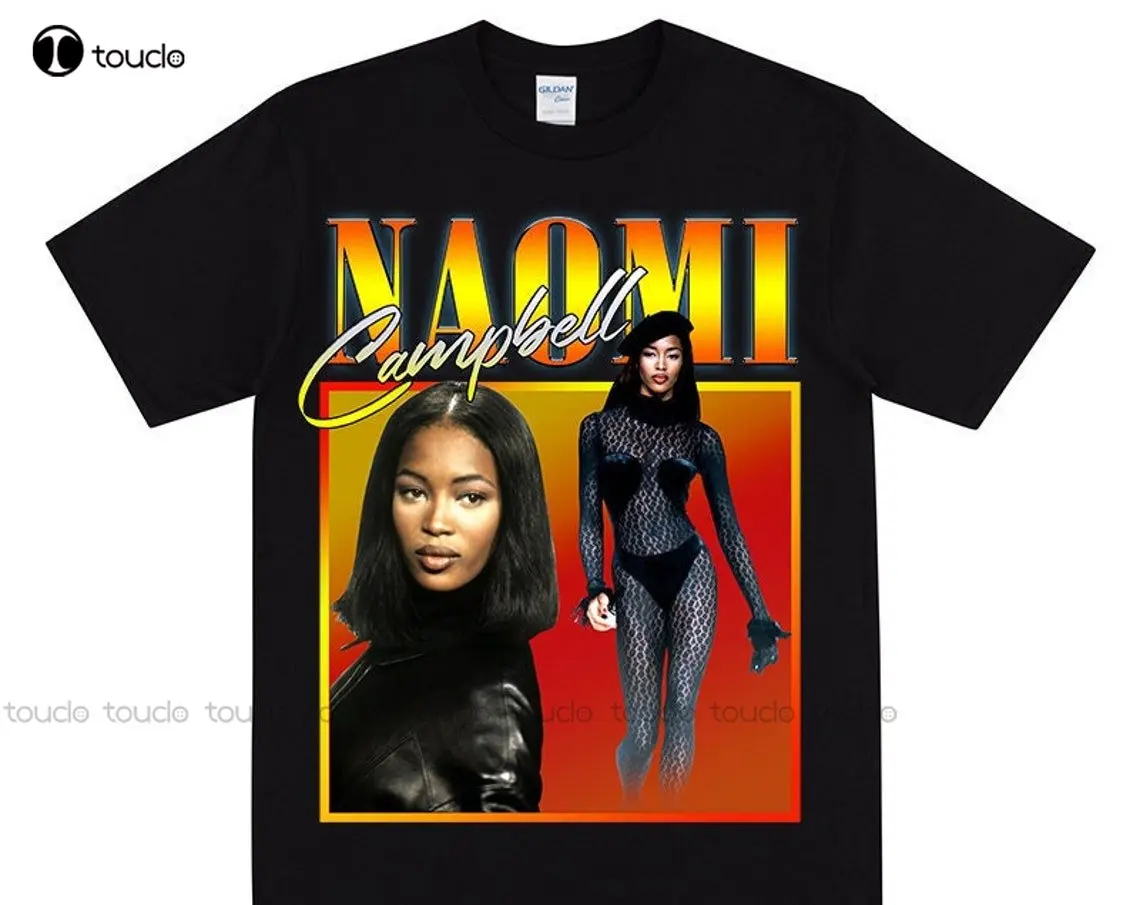 Naomi T-Shirt Black Supermodel – обзор и цена Women'S Fashion Magazines