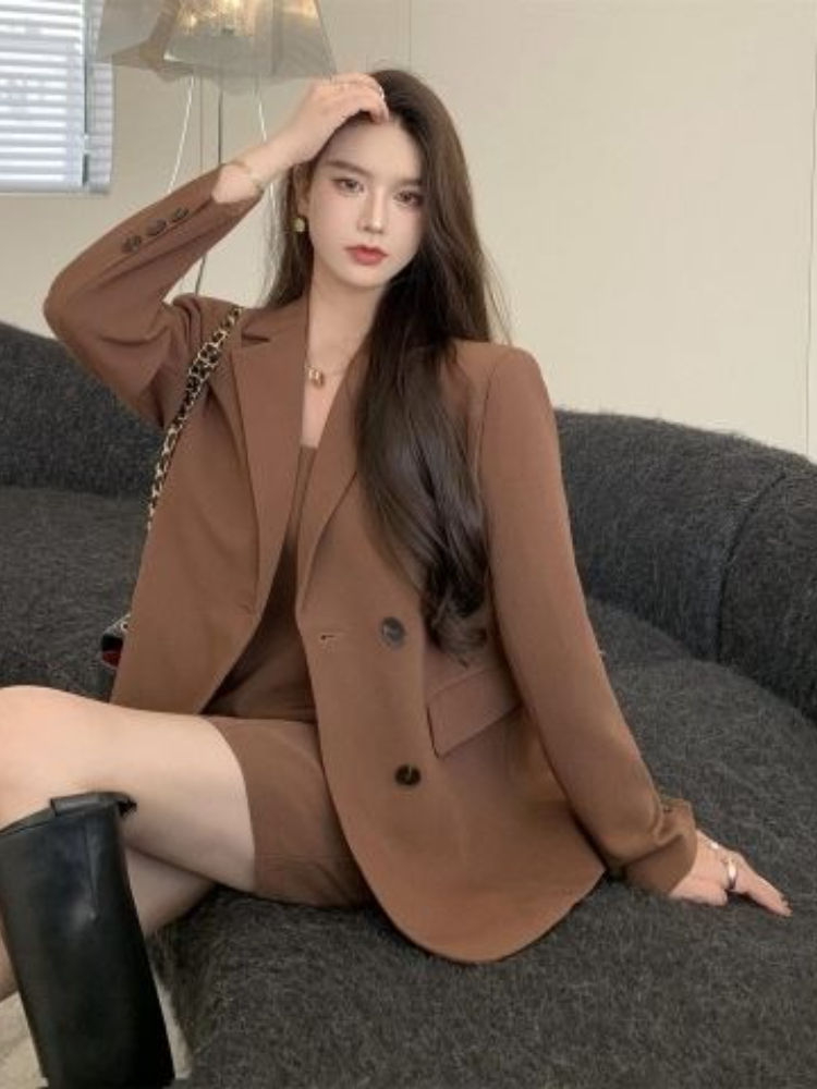 Autumn Winter Brown Elegant 2  – обзор и цена Ruched Dress Mini