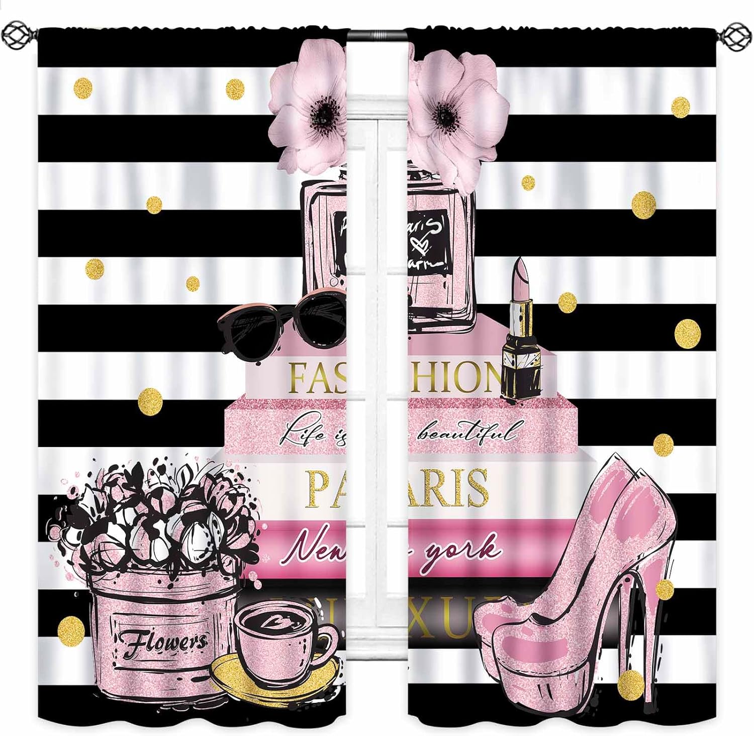 Pink Fashion Women Curtain for – обзор и цена Women'S Fashion Magazines