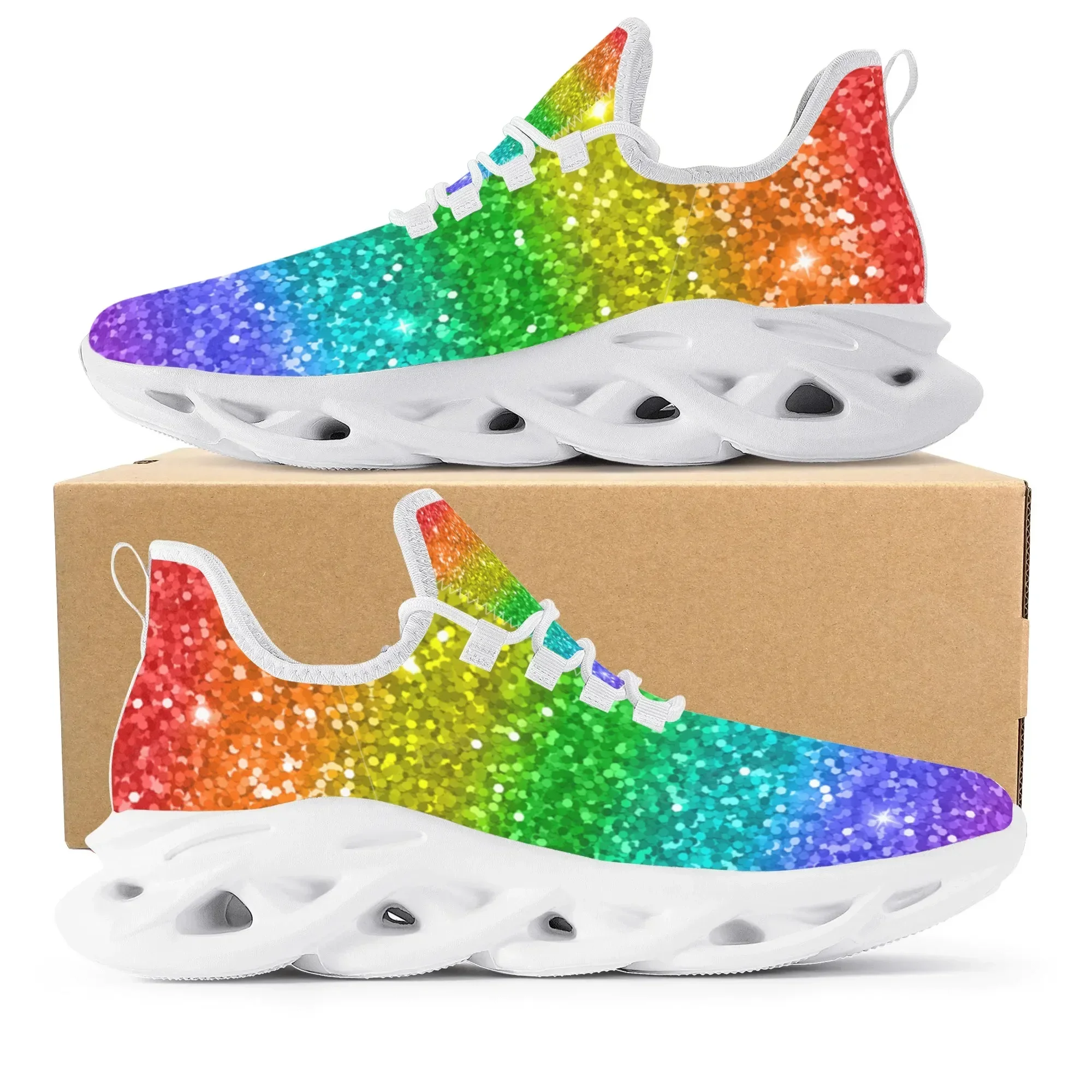 Colorful Rainbow Design Fashio – обзор и цена Women'S Fashion Running Shoes