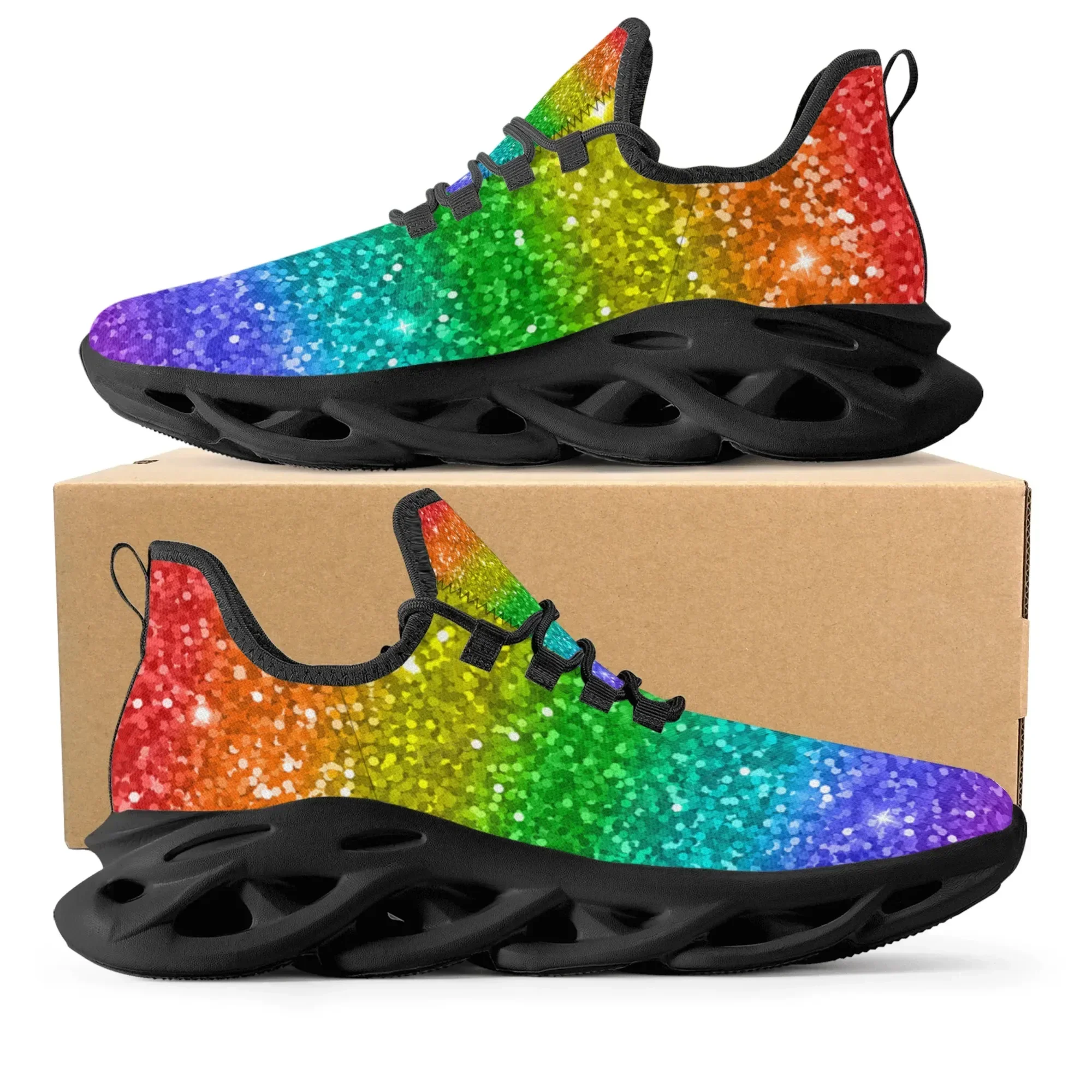 Colorful Rainbow Design Fashio – обзор и цена Women'S Fashion Running Shoes