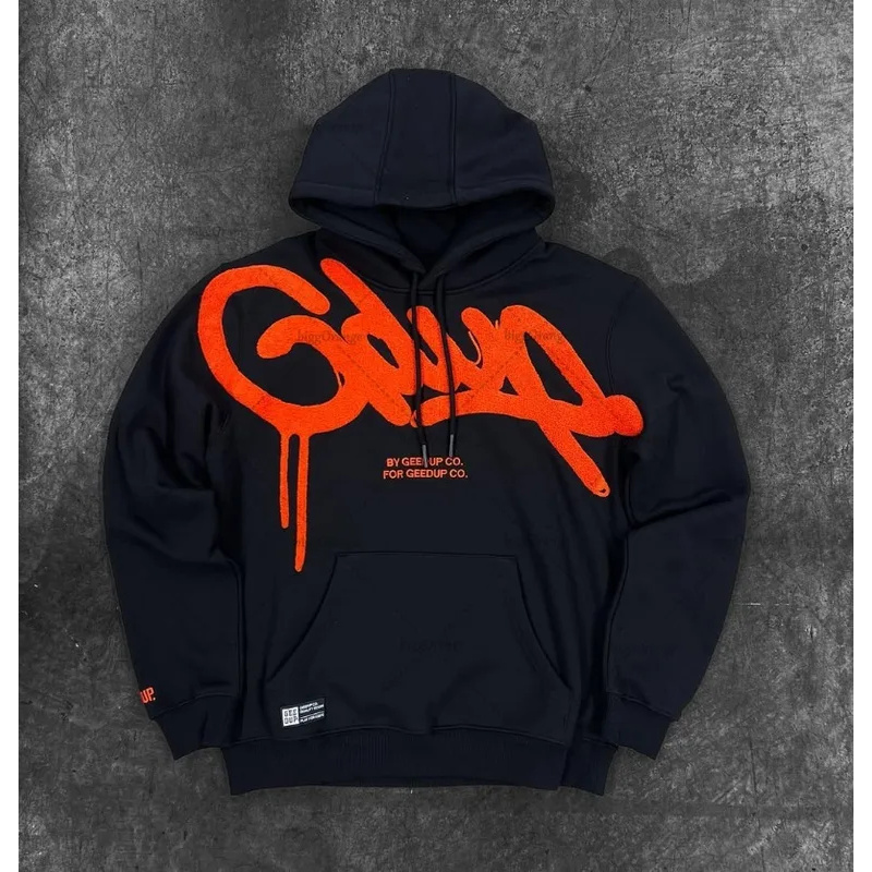 Colorful Retro Punk Letter Emb – обзор и цена Hoodie Women Oversized