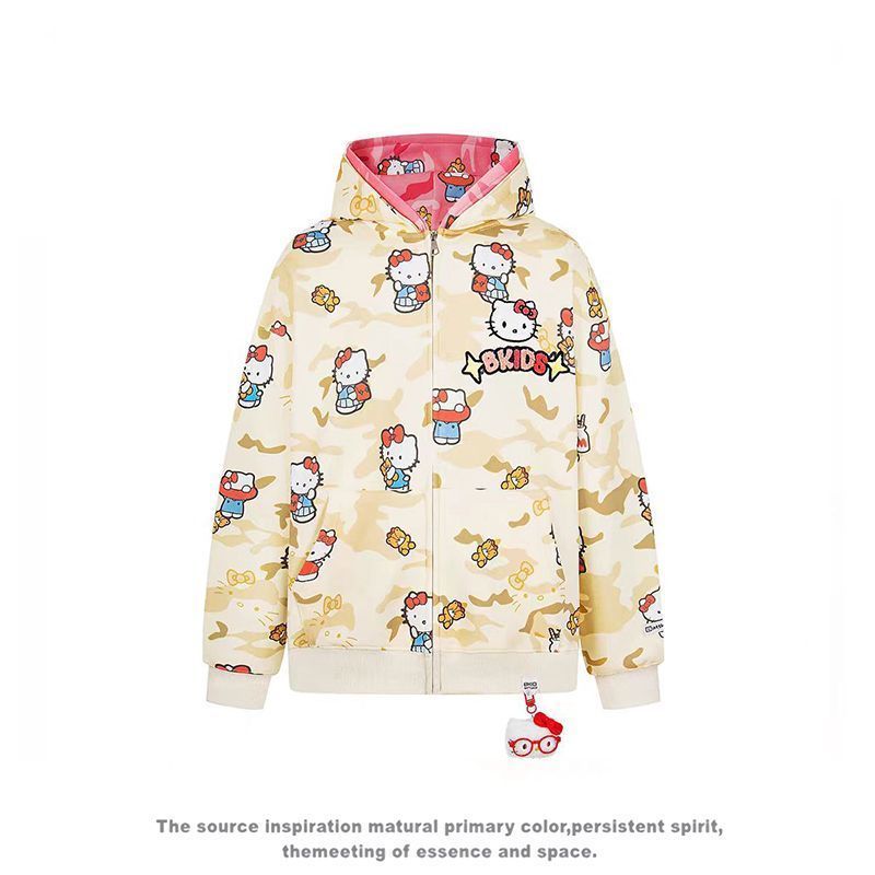Ins New Hello Kitty Bapes Camo – обзор и цена Women'S Fashion Hoodies