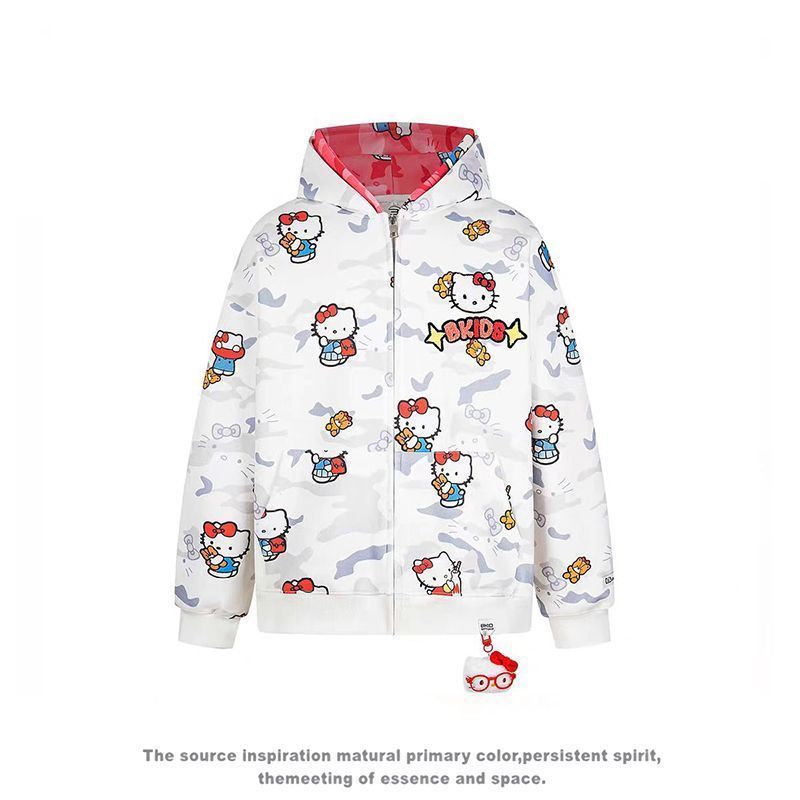 Ins New Hello Kitty Bapes Camo – обзор и цена Women'S Fashion Hoodies