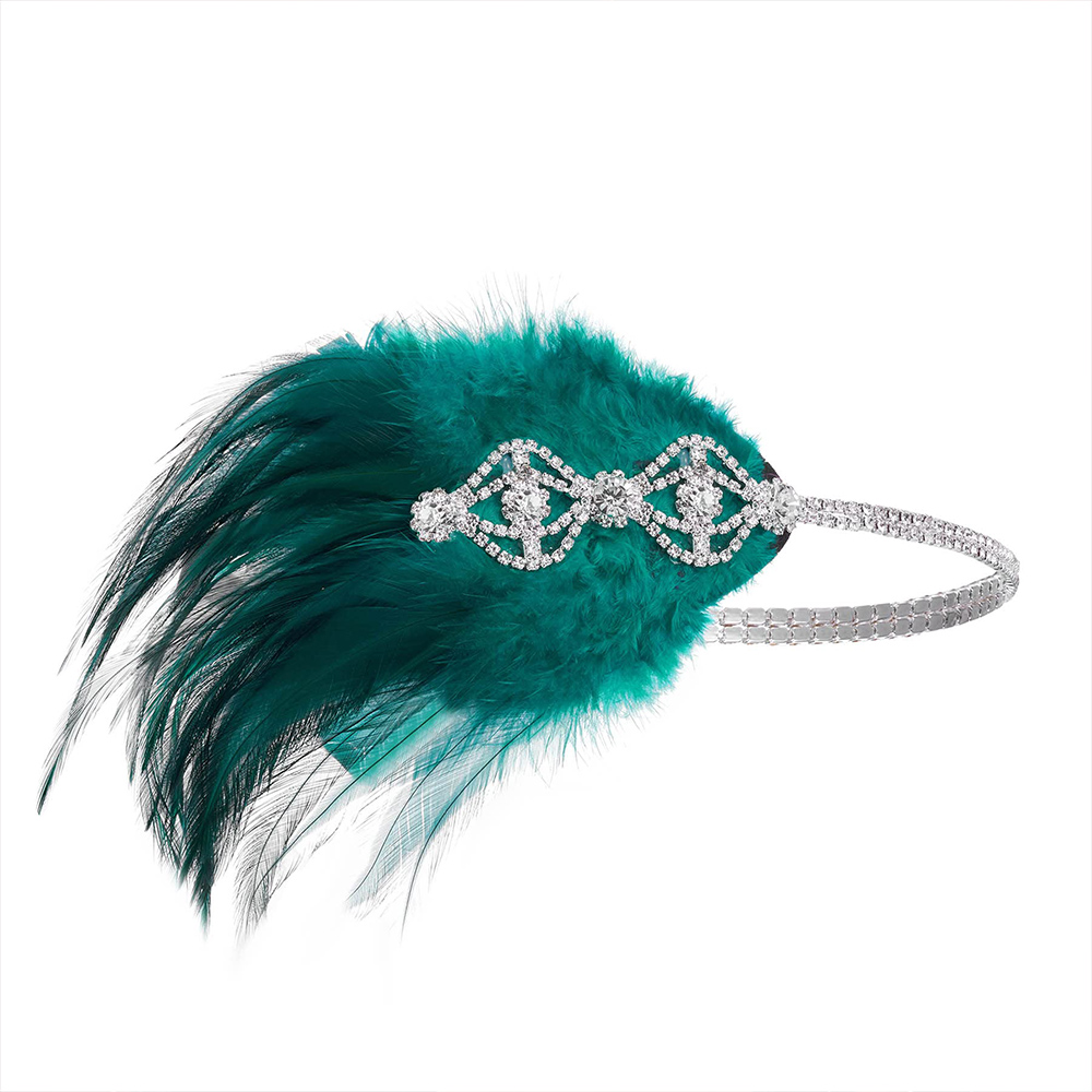 Stonefans Green Flapper Headba – обзор и цена Women'S Fashion In The 1920S