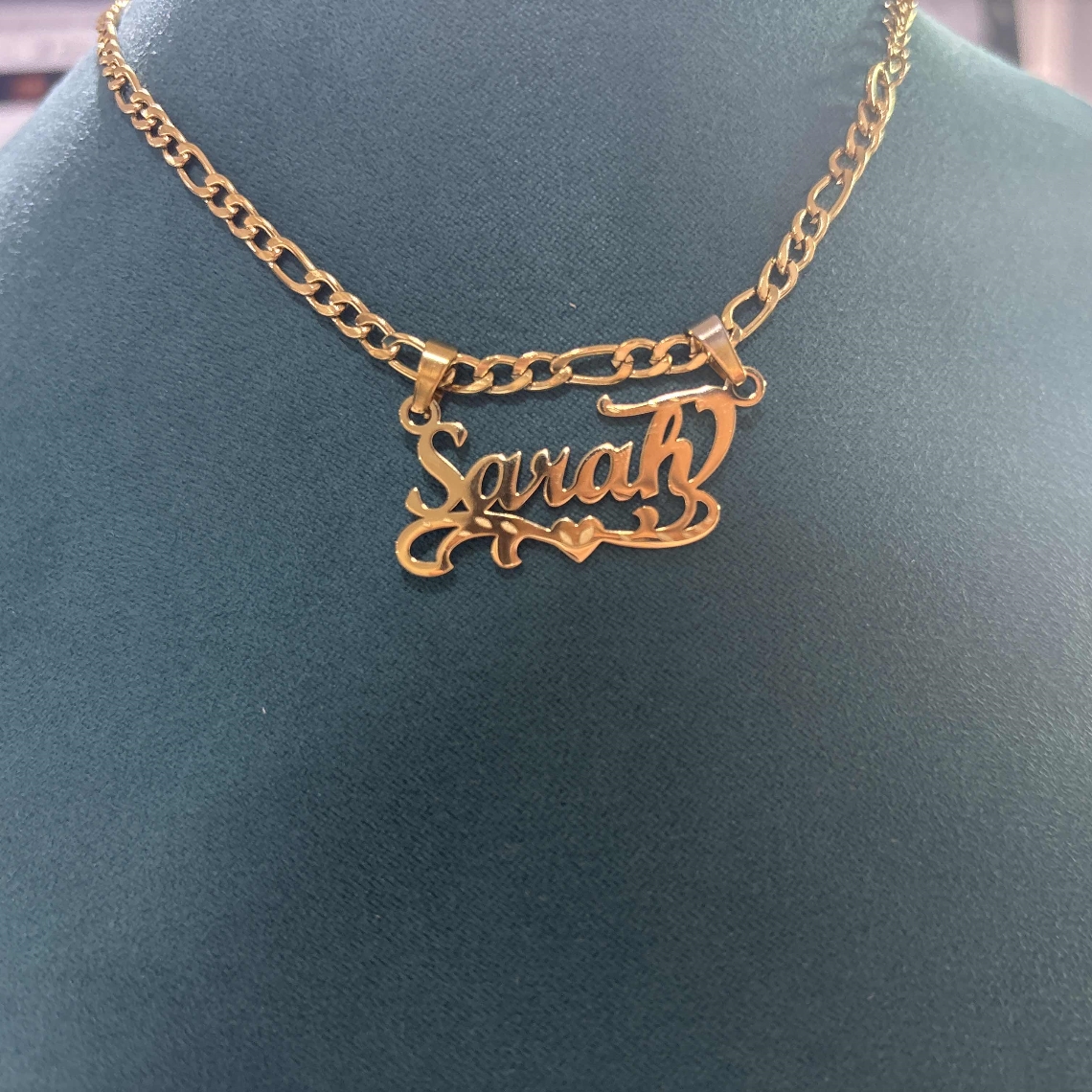 Custom Figaro Chain Heart Name – обзор и цена Women Fashion Names