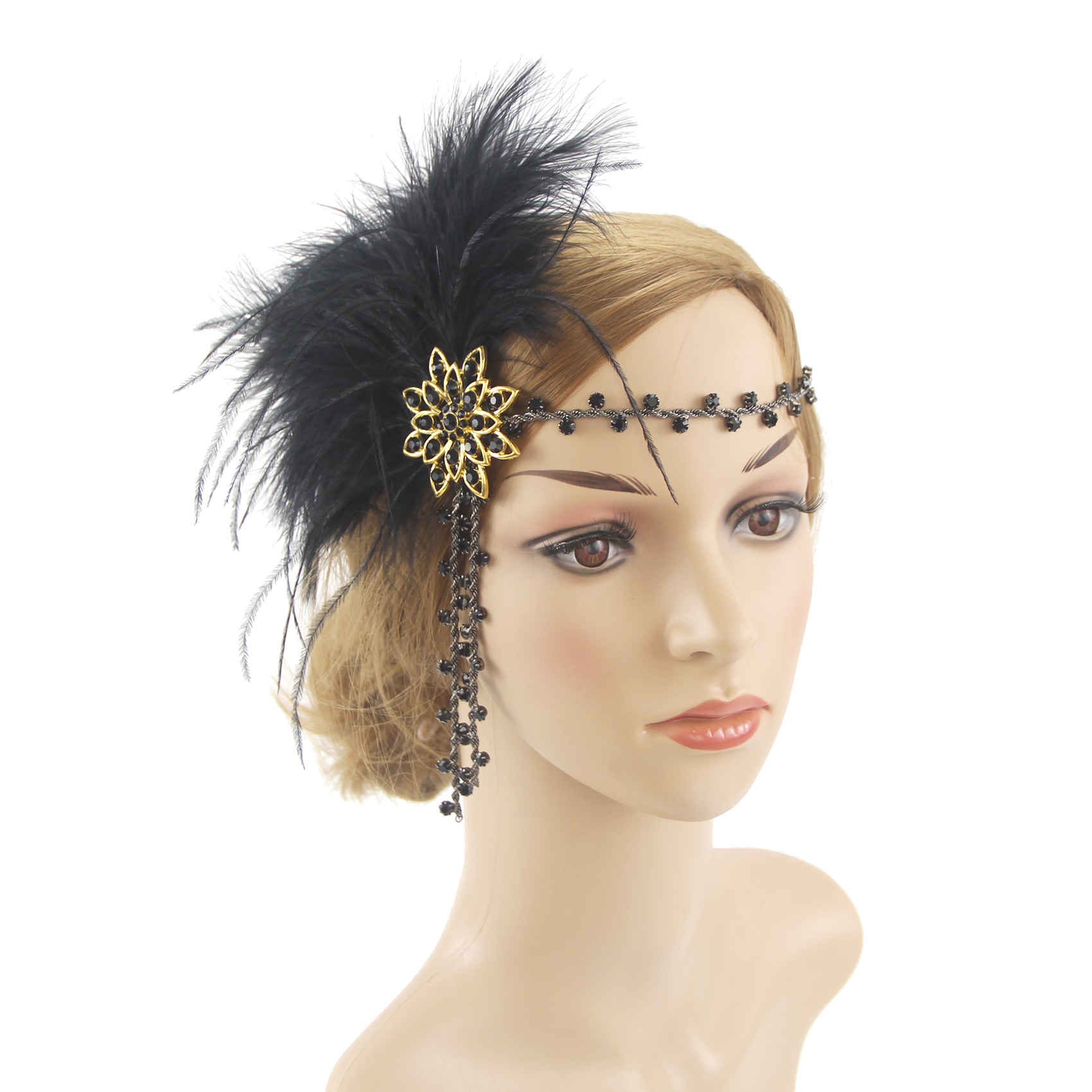 Peacock Feather Elastic Hair B – обзор и цена Women'S Fashion In The 1920S