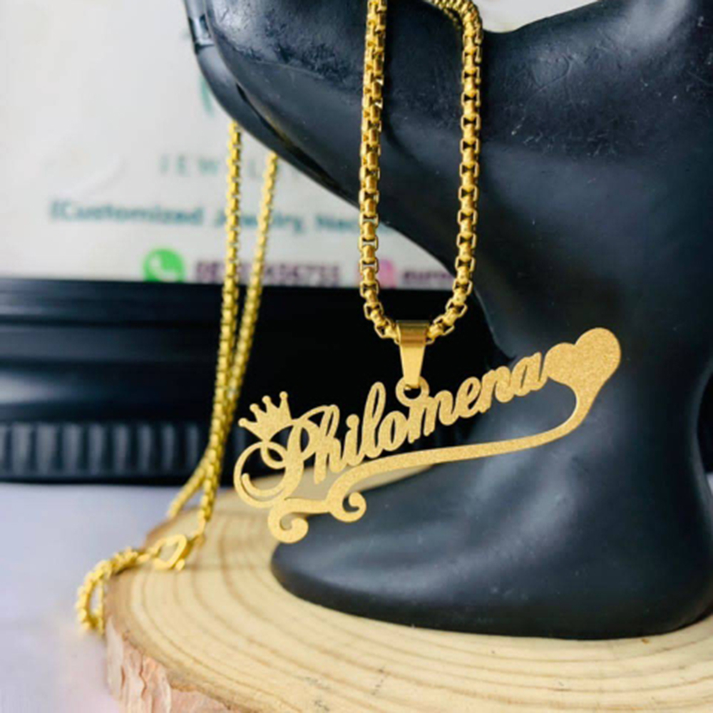 Custom Frosted Name Necklace f – обзор и цена Women Fashion Names