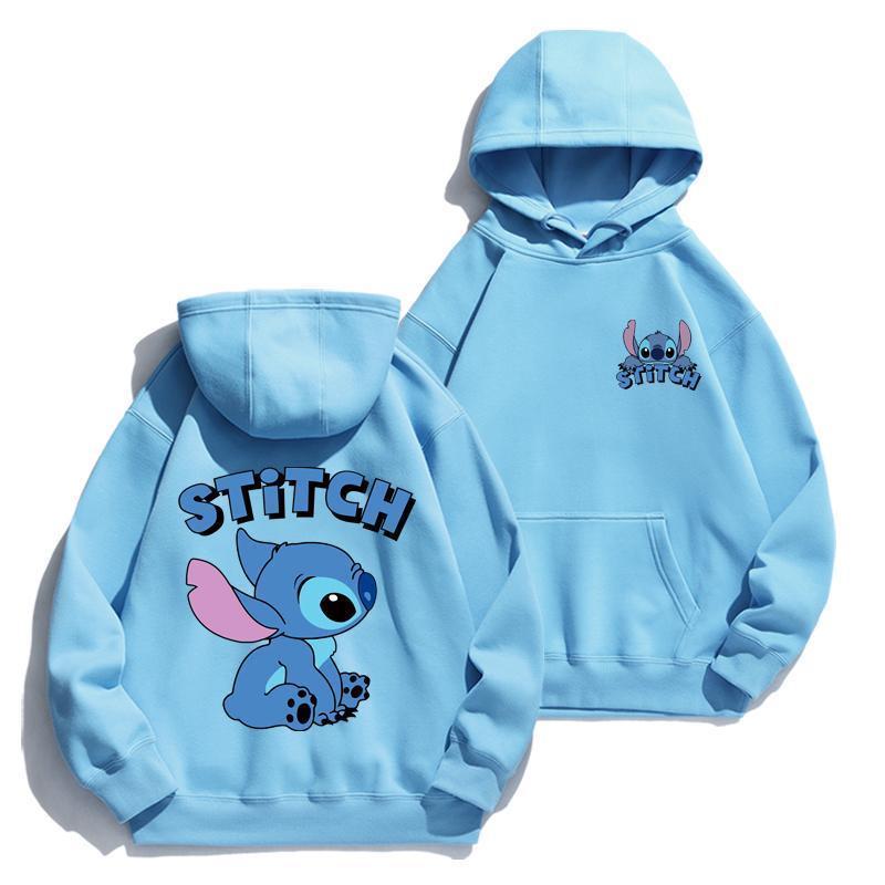 Cartoon Stitch Hoodie Loose Lo – обзор и цена Women'S Fashion Hoodies