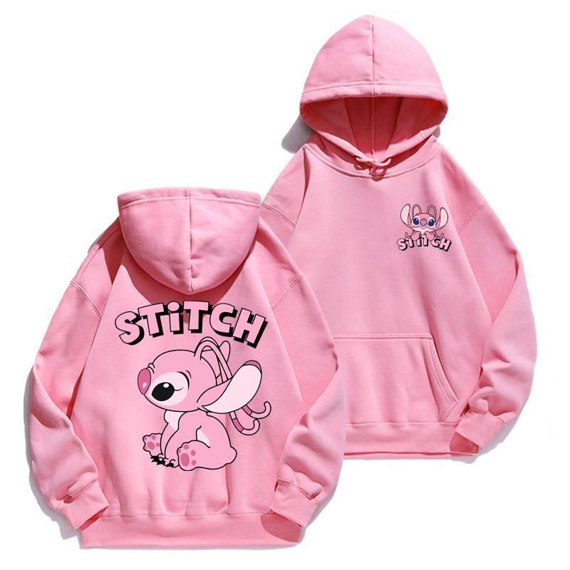 Cartoon Stitch Hoodie Loose Lo – обзор и цена Women'S Fashion Hoodies