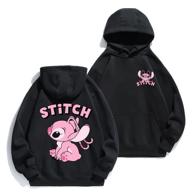 Cartoon Stitch Hoodie Loose Lo – обзор и цена Women'S Fashion Hoodies