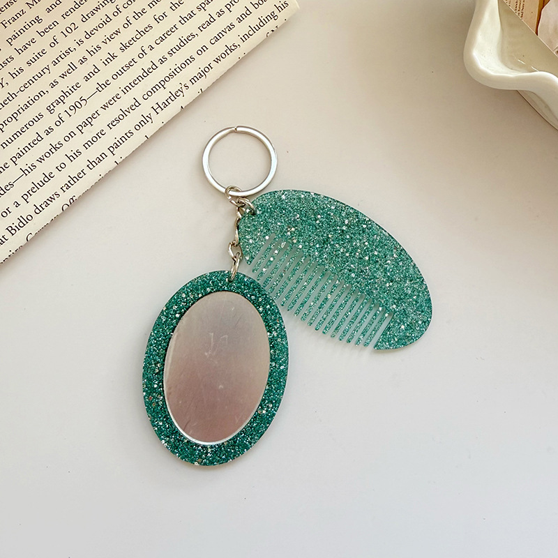 Oval Comb Mirror Keychain Pend – обзор и цена Women'S Ysl Fashion