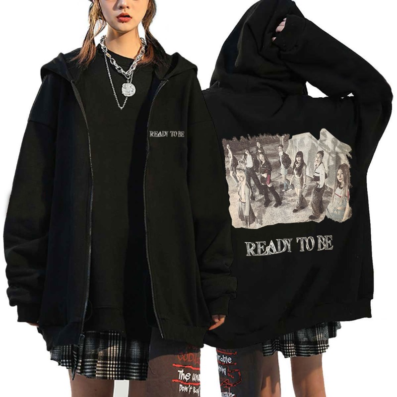 Pop TWICE Kawaii Harajuku Grap – обзор и цена Hoodie Women Oversized