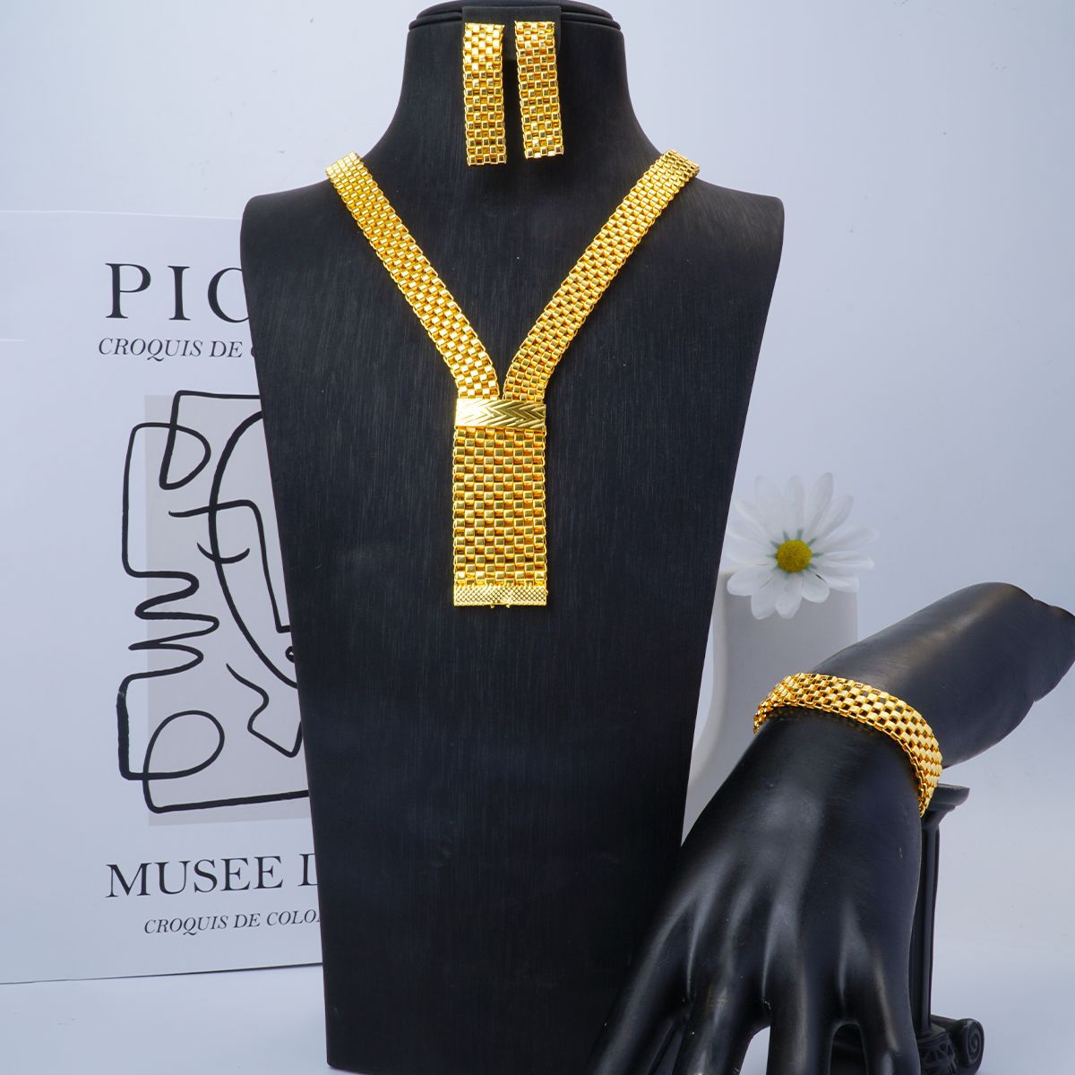 New UK 24K Gold Plated Necklac – обзор и цена Women Fashion Uk